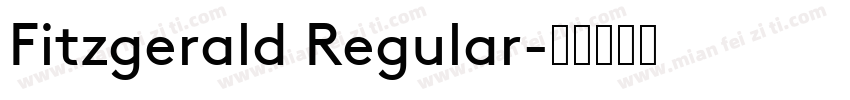 Fitzgerald Regular字体转换